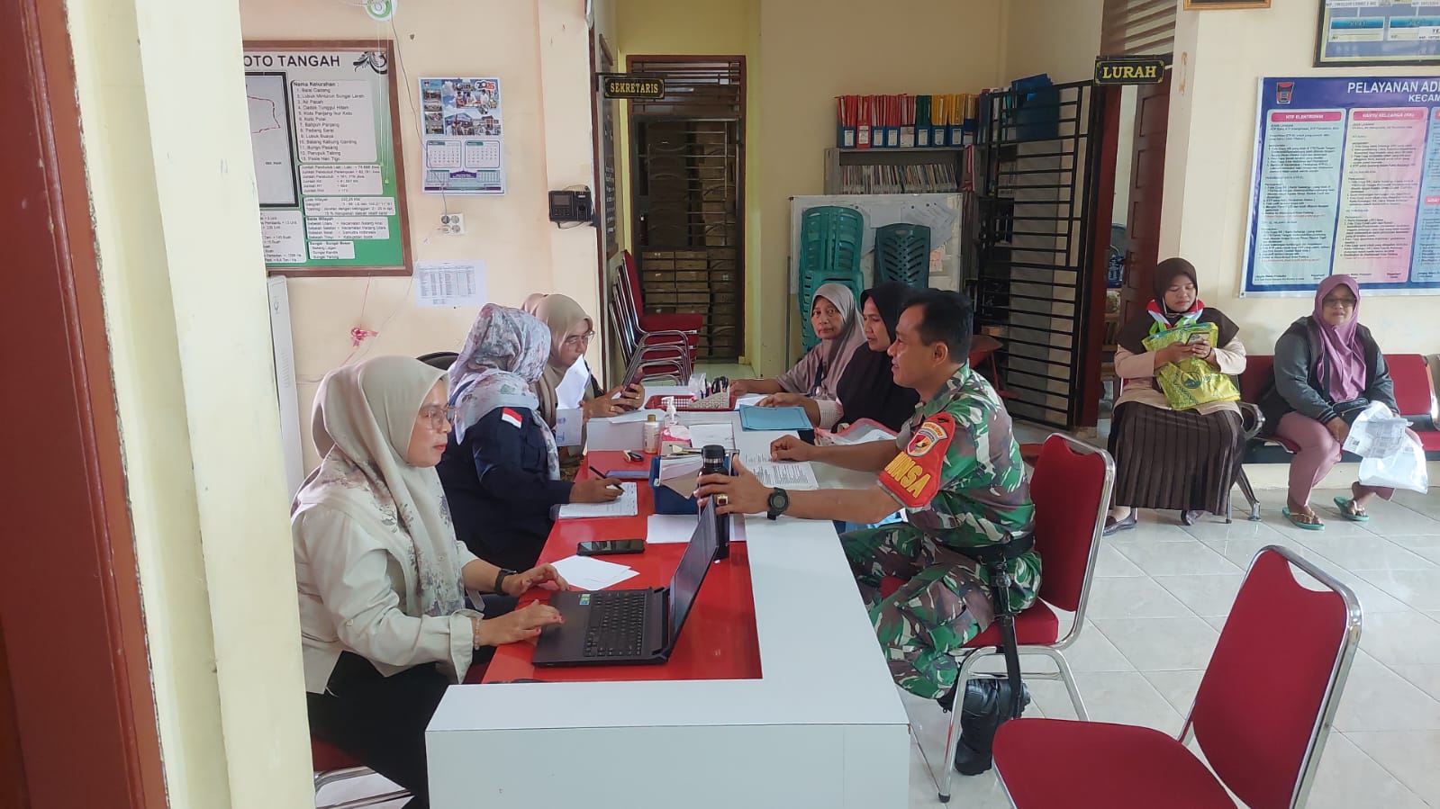 MENINDAK LANJUTI LAPORAWAN WARGA 